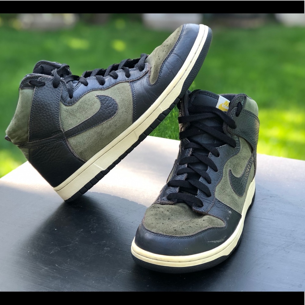 Nike Dunk High Urban Haze/ Dark Charcoal